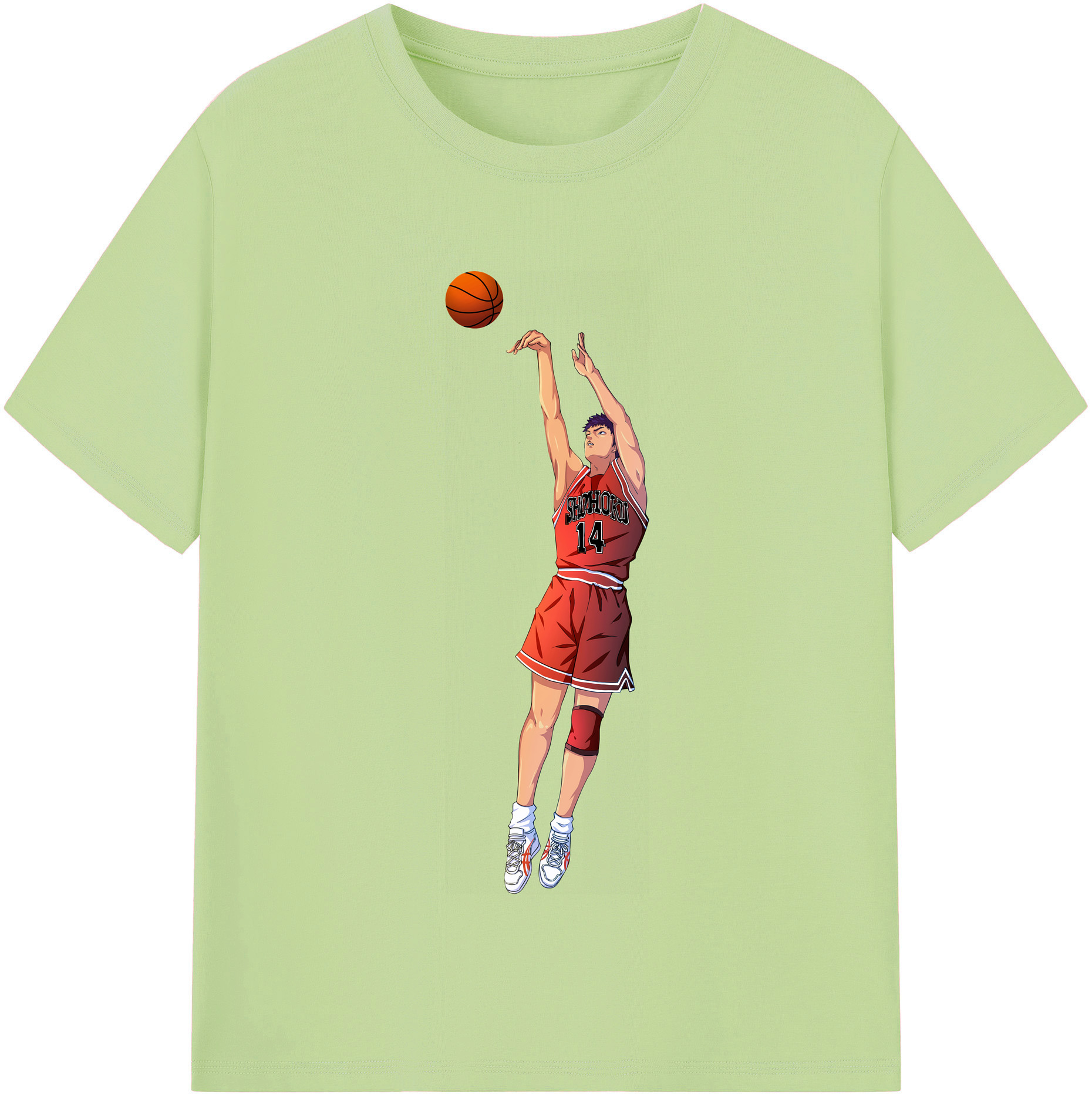 （画像用） SLAM DUNK／スラムダンク 綿100％半袖Tシャツ（フロントプリント）